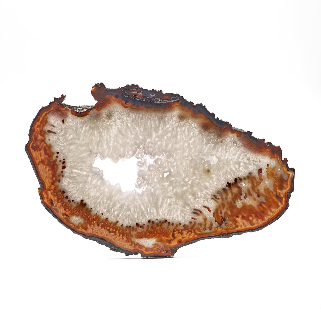 Extra-Large Crystal Agate Slice