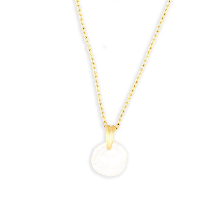 Freshwater Coin Pearl Necklace