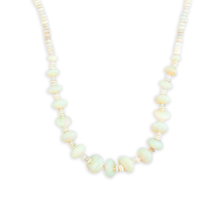 Teal Australian Opal Candy Necklace