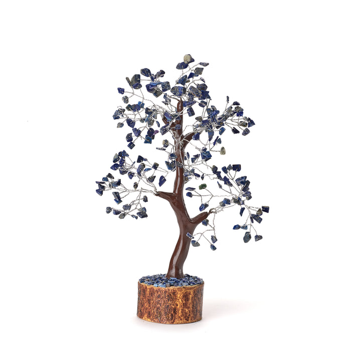 Gemstone Feng Shui Tree with Wooden Base