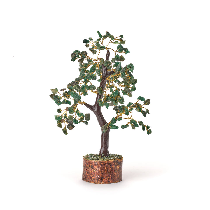 Gemstone Feng Shui Tree with Wooden Base