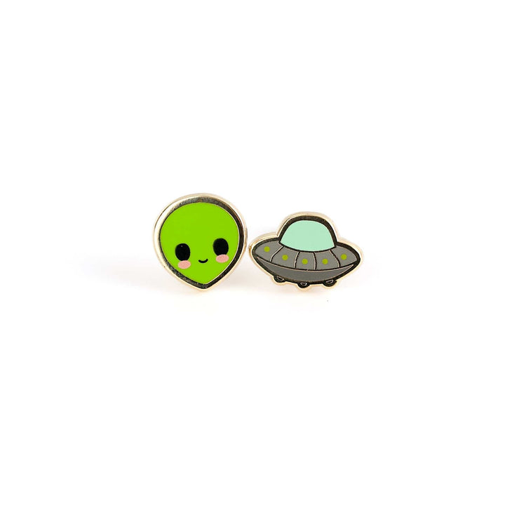 Alien Enamel Earrings