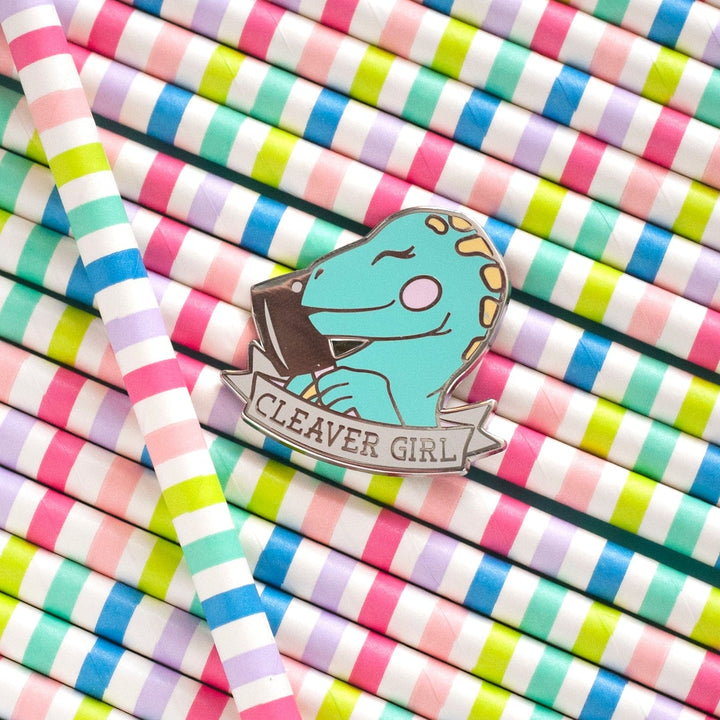 Cleaver Girl Pin