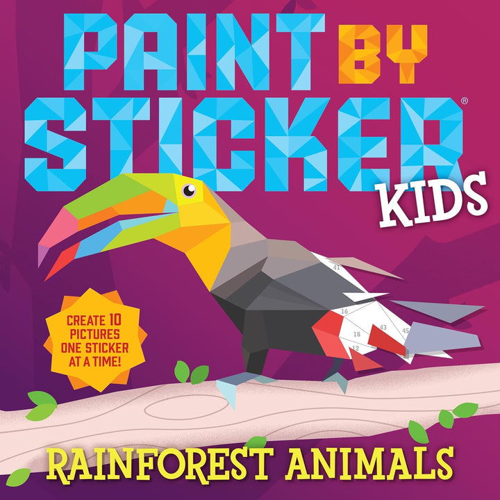 Paint by Stickers Kids: Rainforest Animals