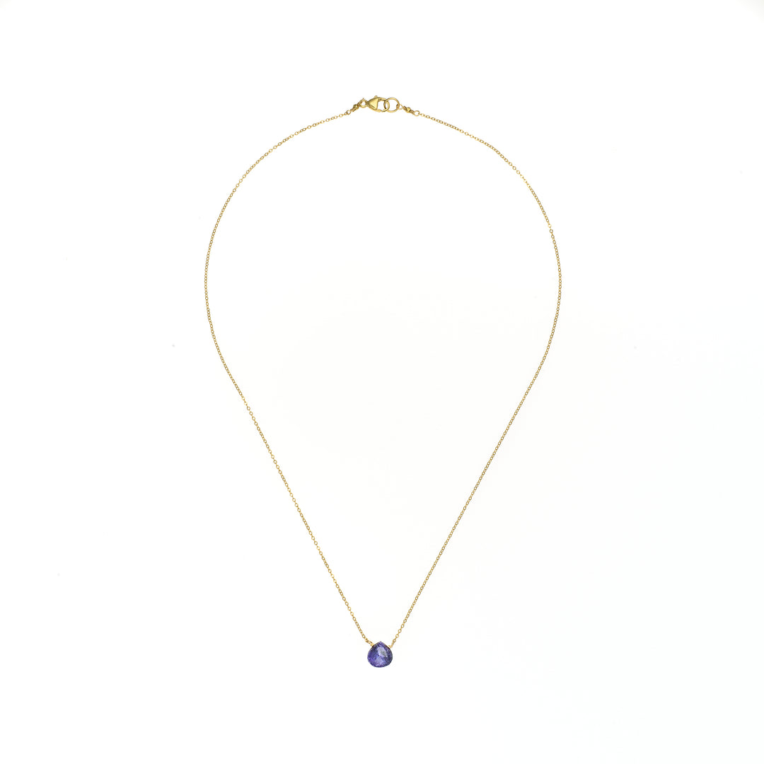 Sapphire Drop Necklace