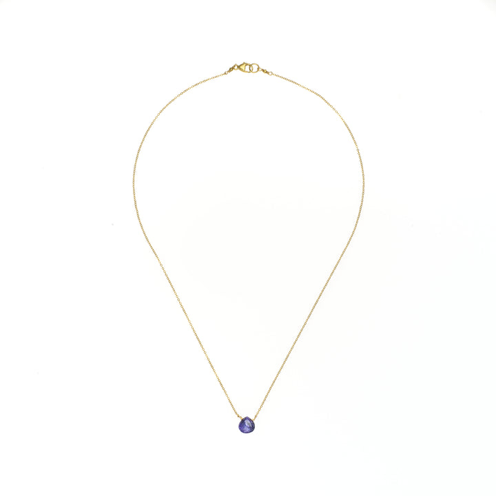 Sapphire Drop Necklace