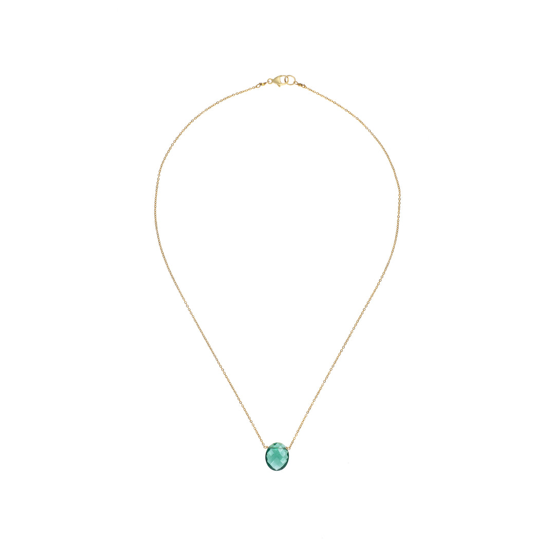 Indicolite Quartz Necklace