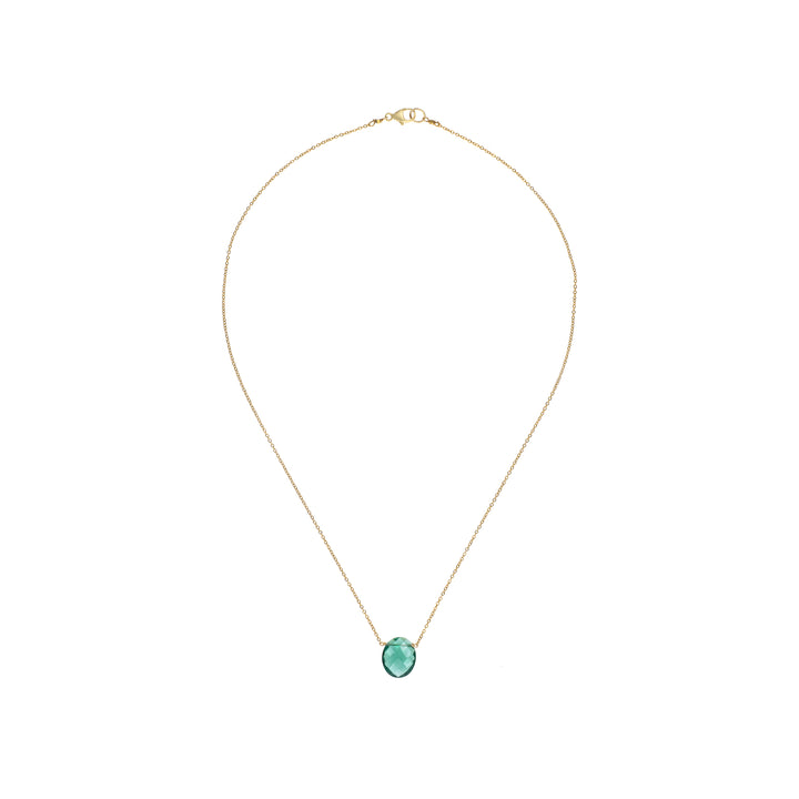 Indicolite Quartz Necklace