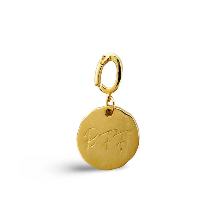 Morse Code Gold Charms