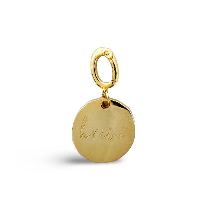 Morse Code Gold Charms