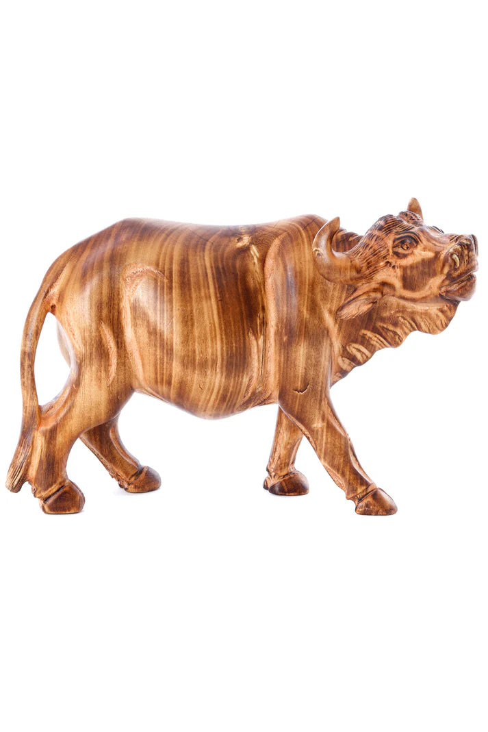 Burnt Jacaranda Water Buffalo Carving