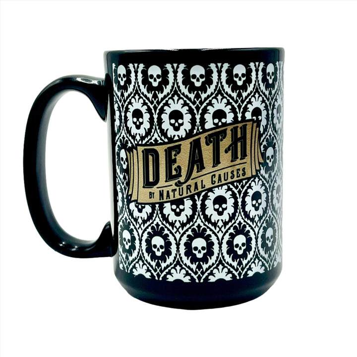 HMNS Death By Natural Causes Victorian Wallpaper Mugs