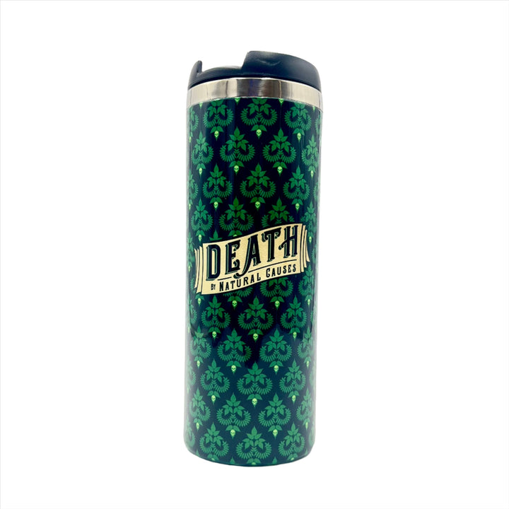 HMNS Death By Natural Causes Stainless Steel Tumbler, 14oz