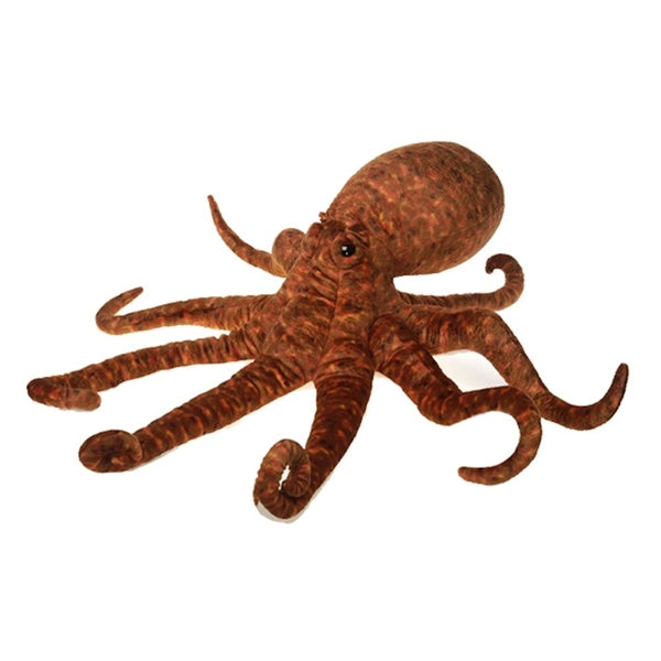 Giant Brown Octopus Plush- 33 Inches