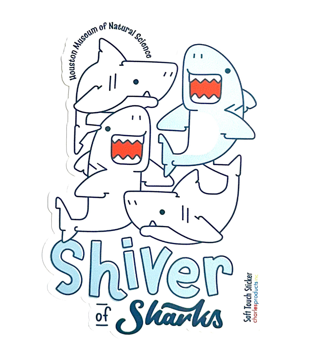 HMNS Shiver of Sharks Sticker