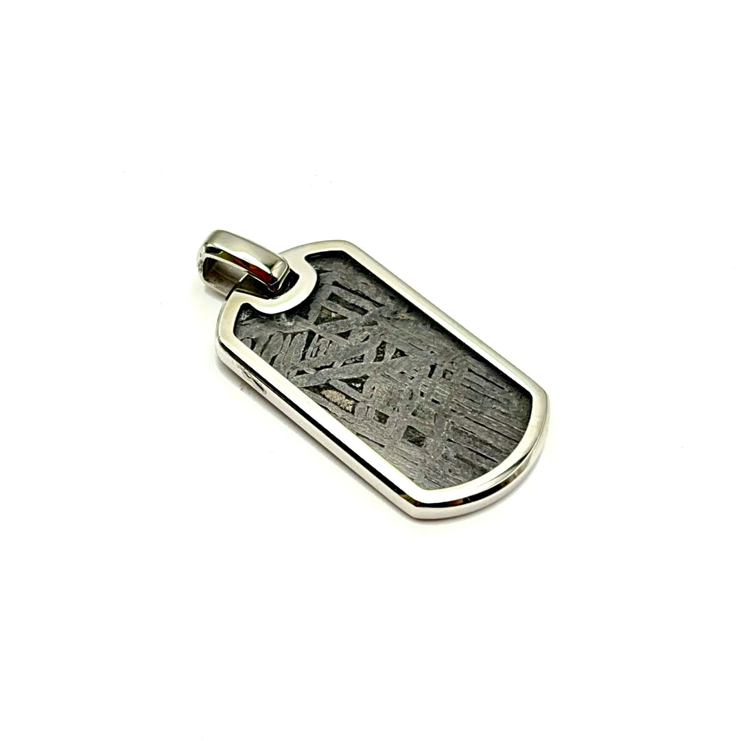 Meteorite Dog Tag Pendant- Aletai