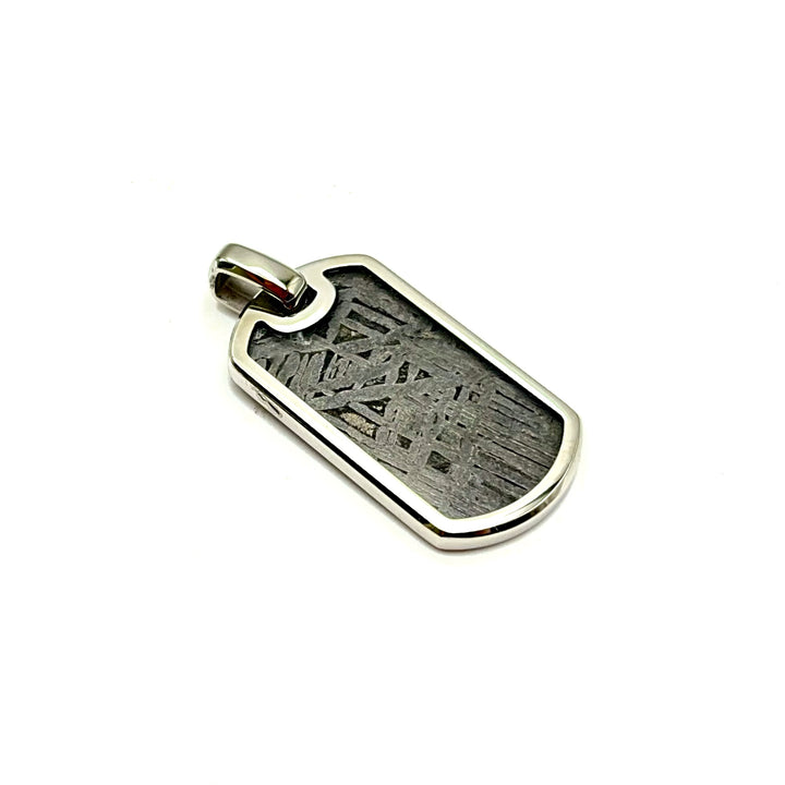 Meteorite Dog Tag Pendant- Aletai
