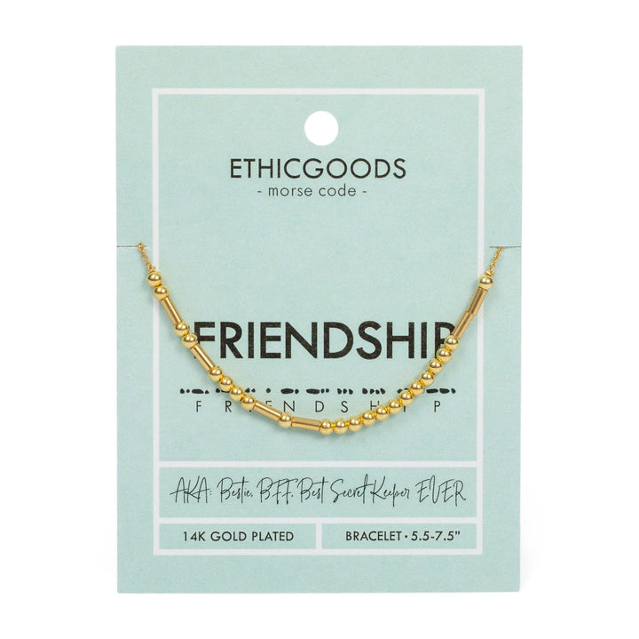 Morse Code Beaded Bracelet