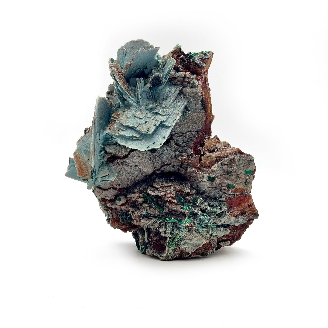 Bladed Malachite & Chrysocolla Specimen