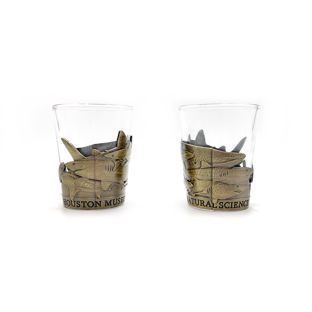 *FINAL SALE* HMNS Sharks Copper Wrap Shot Glass