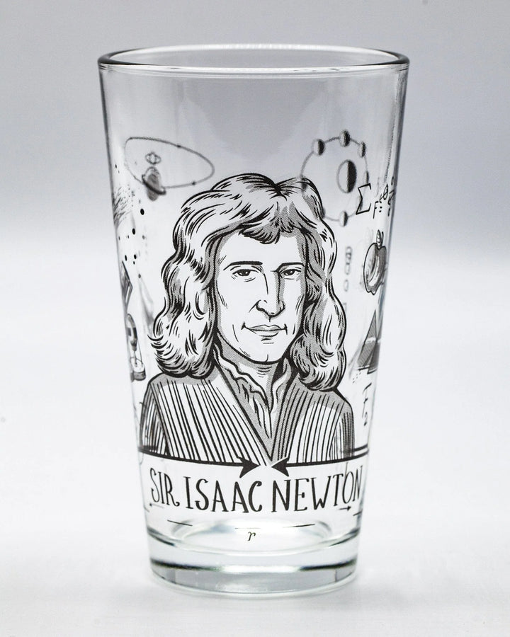 Isaac Newton Pint Glass