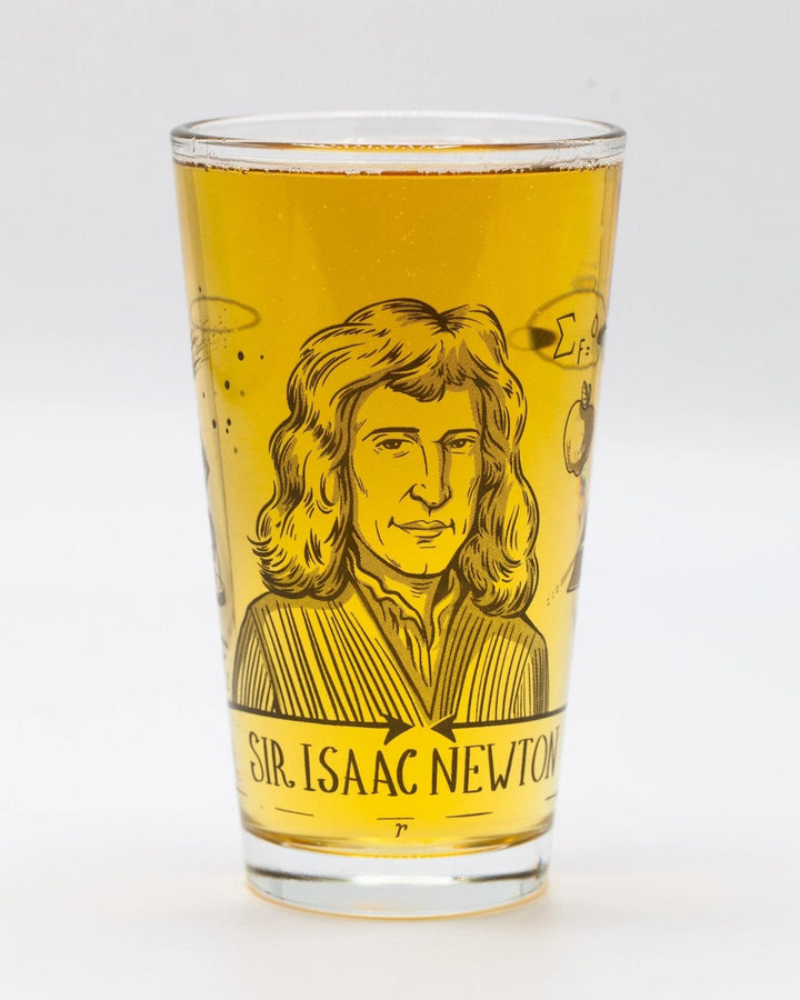 Isaac Newton Pint Glass