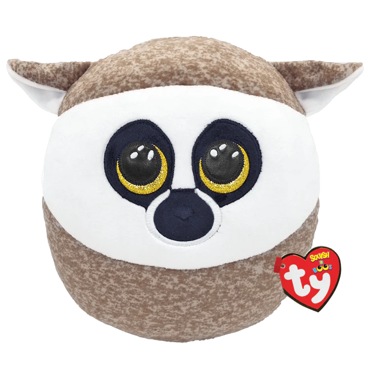 Linus the Lemur Squishy Beanie Plush Toy