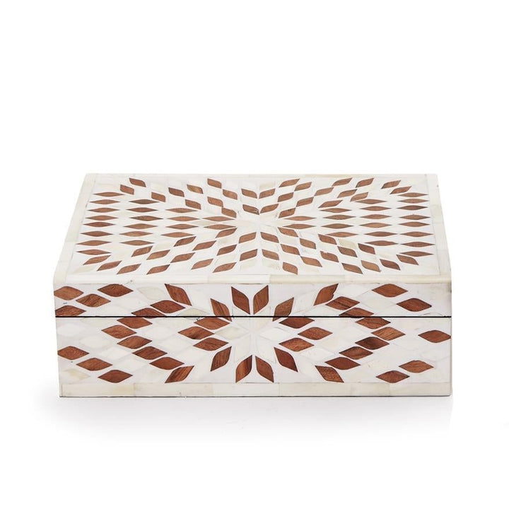 Large Raffles Hinged Covered Box