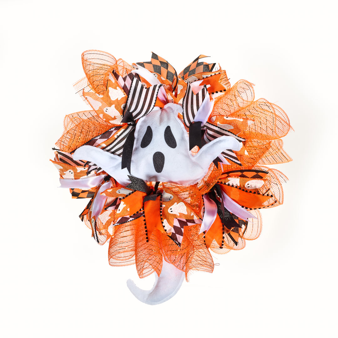 Ghost Mini Wreath 16"