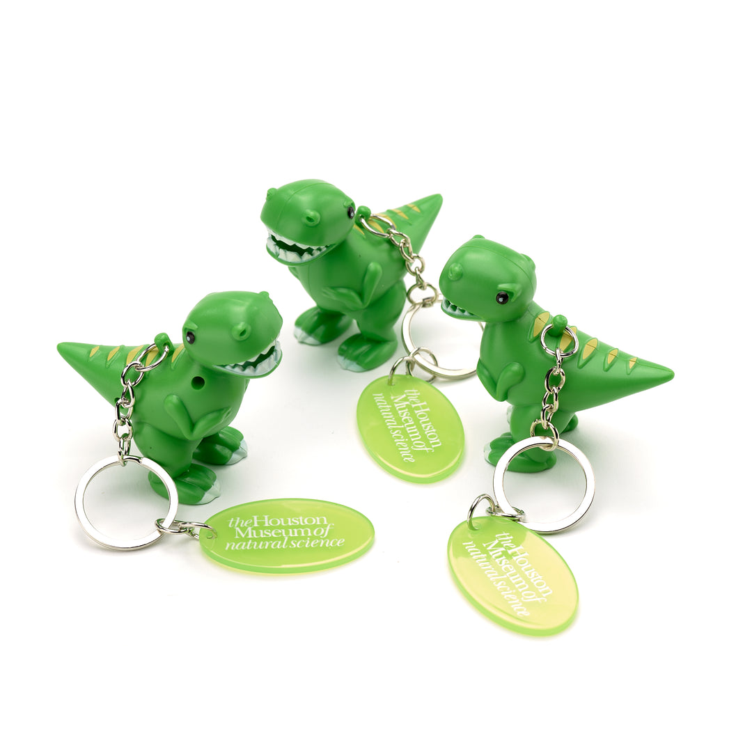 HMNS Light-Up and Roar T. rex Keychain