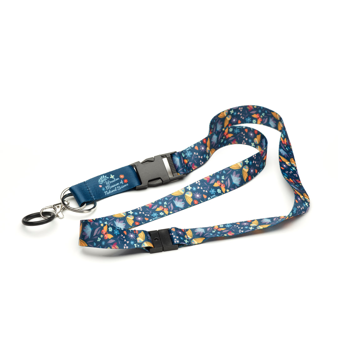 HMNS Wildflowers & Butterflies Lanyard