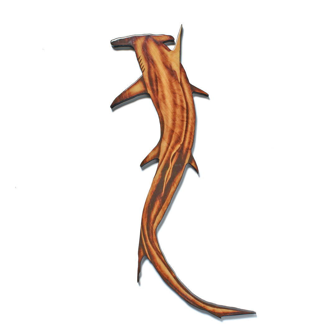 Hammerhead Wood Burned Wall Art