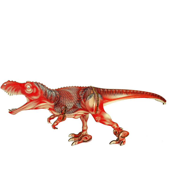 T. rex Woodcut 3-D Puzzle