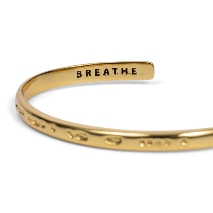 Morse Code Stamped Cuff Bracelet