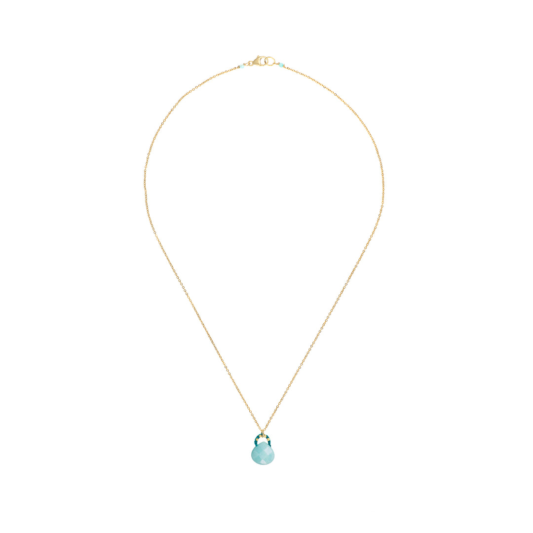Amazonite with Cord Necklace