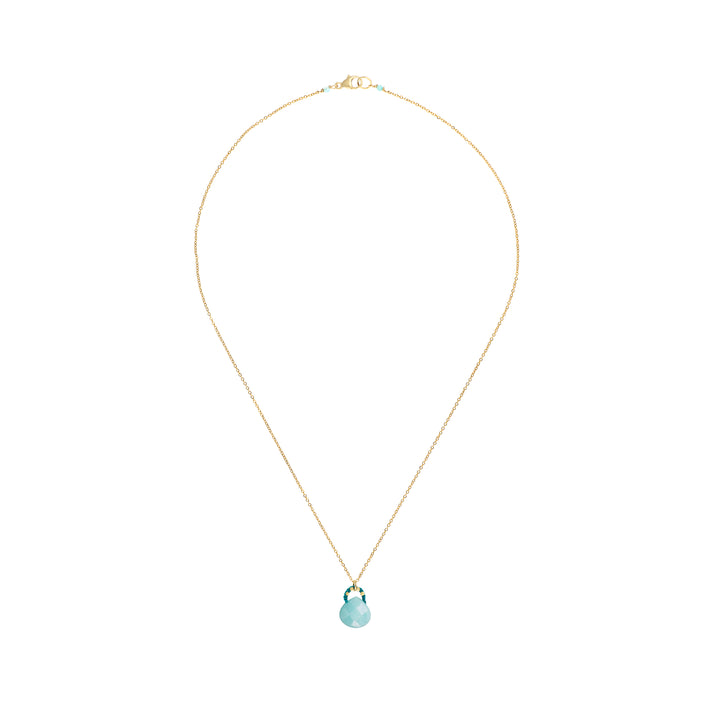 Amazonite with Cord Necklace