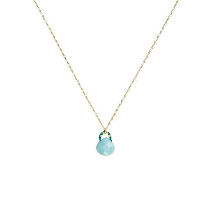 Amazonite with Cord Necklace