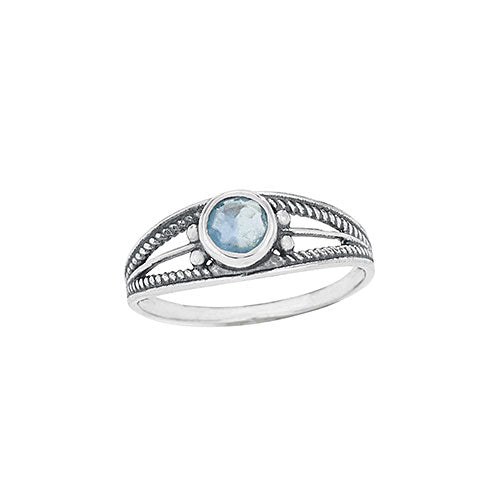 Round Apatite Ring