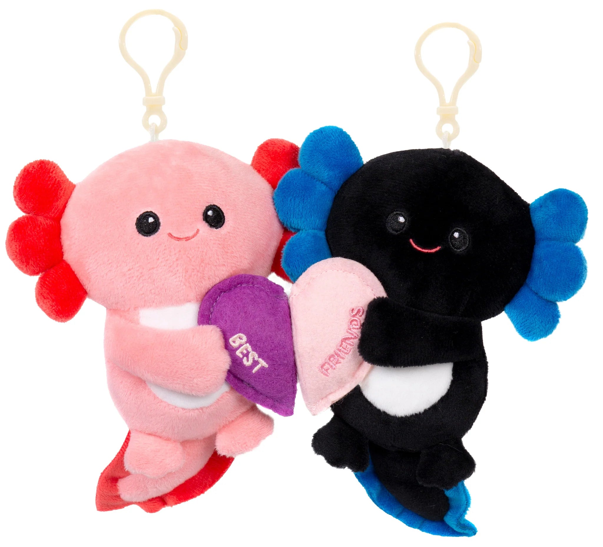 Besties Plush Axolotl Keychain Pair – Houston Museum of Natural