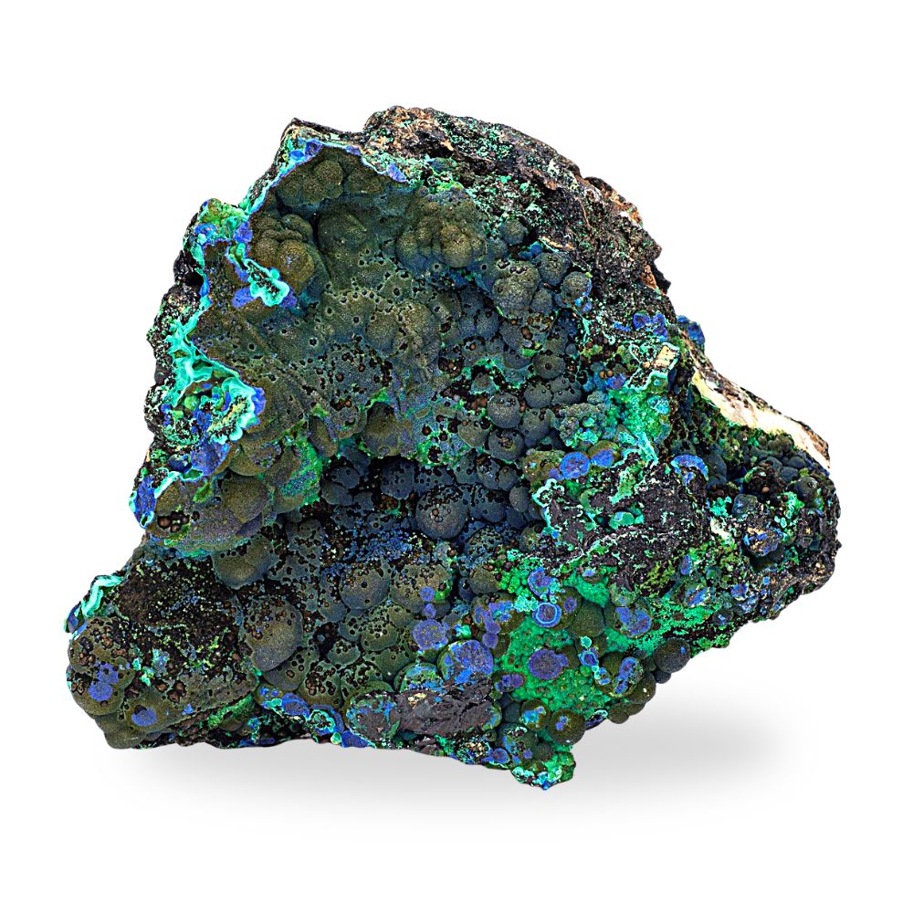Azurite & Malachite Botryoidal Specimen