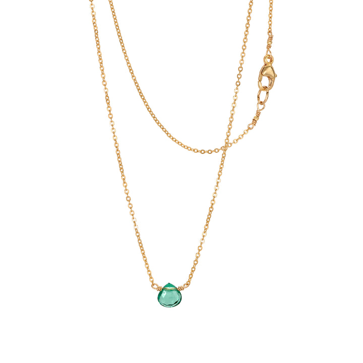 Baby Indocolite Drop Necklace
