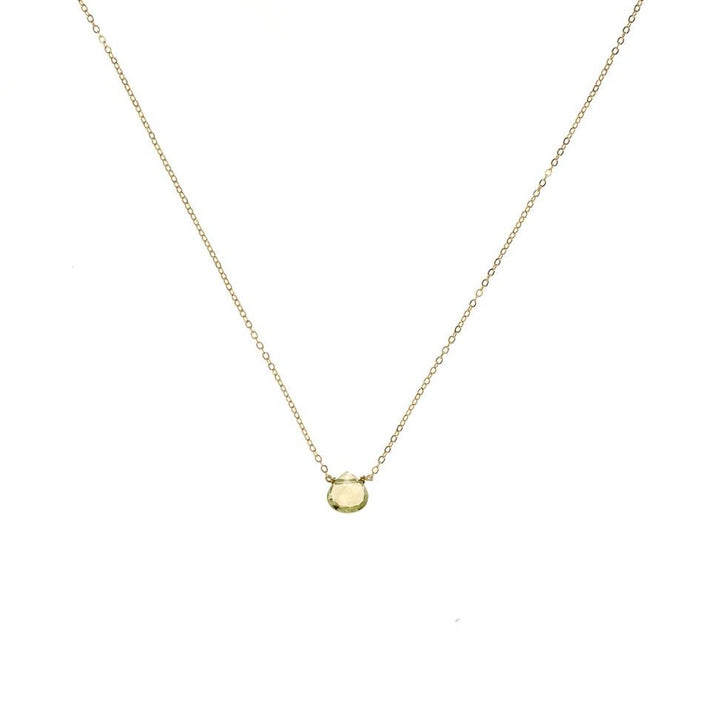 Baby Lemon Quartz Necklace