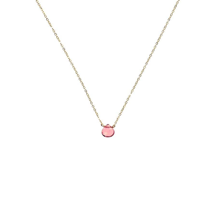 Baby Pink Quartz Necklace