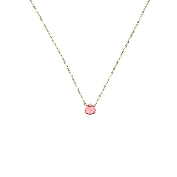 Baby Pink Quartz Necklace