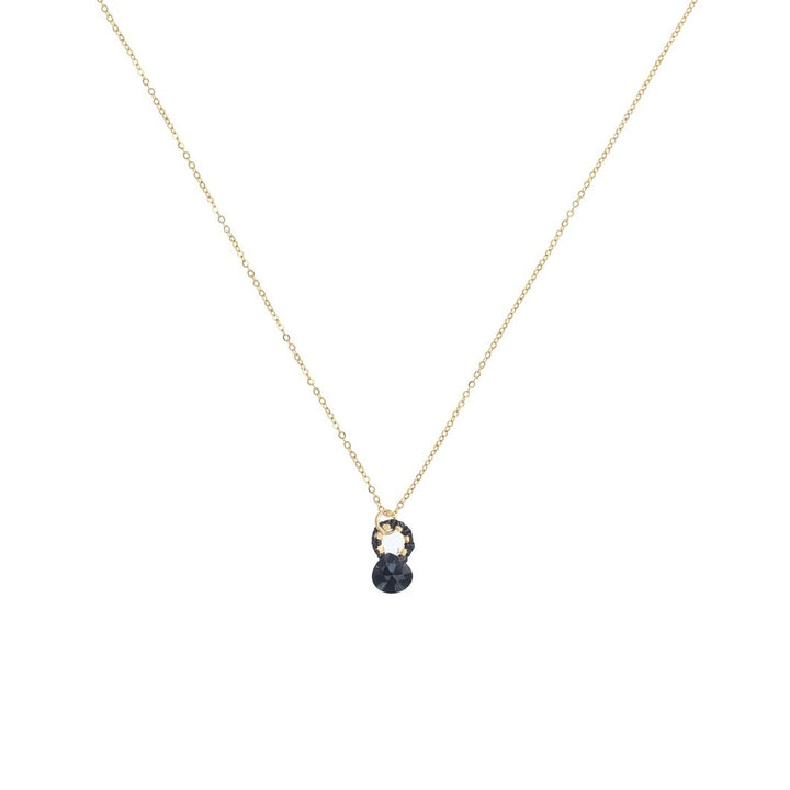Black Onyx with Black Cord Necklace