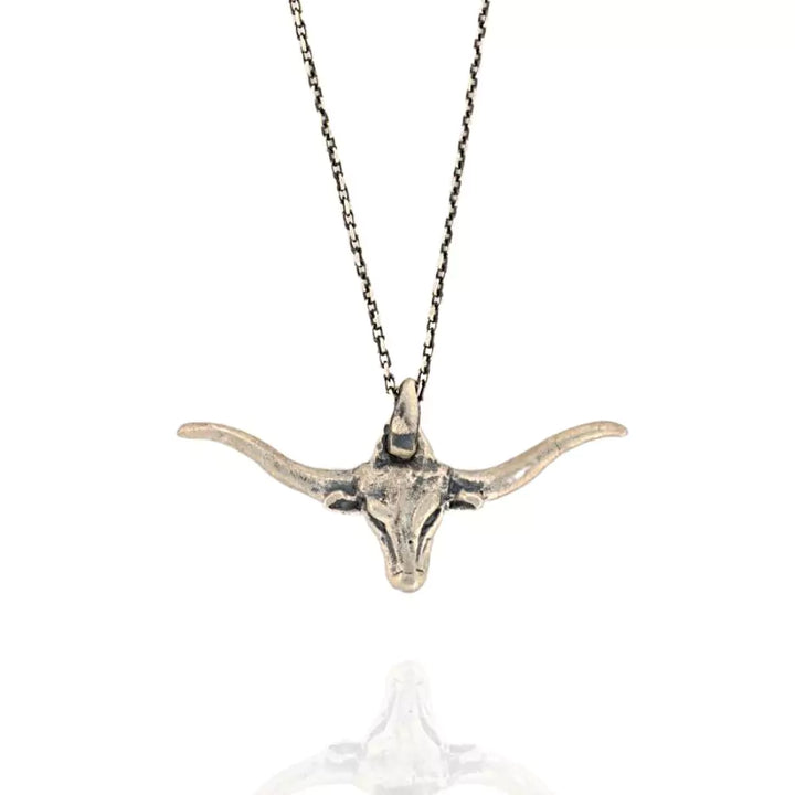 Cast Mini Longhorn Necklace