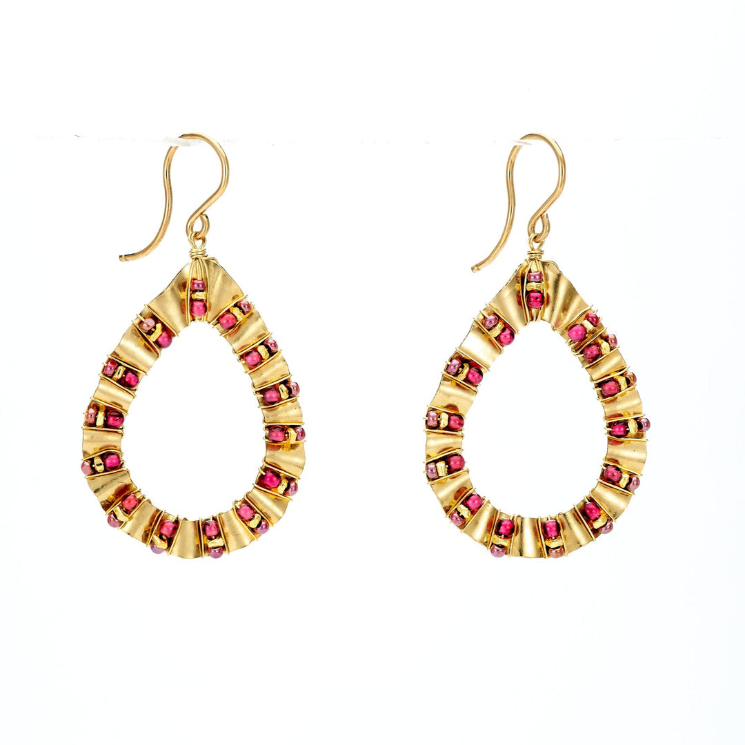 Claret Mix Earrings