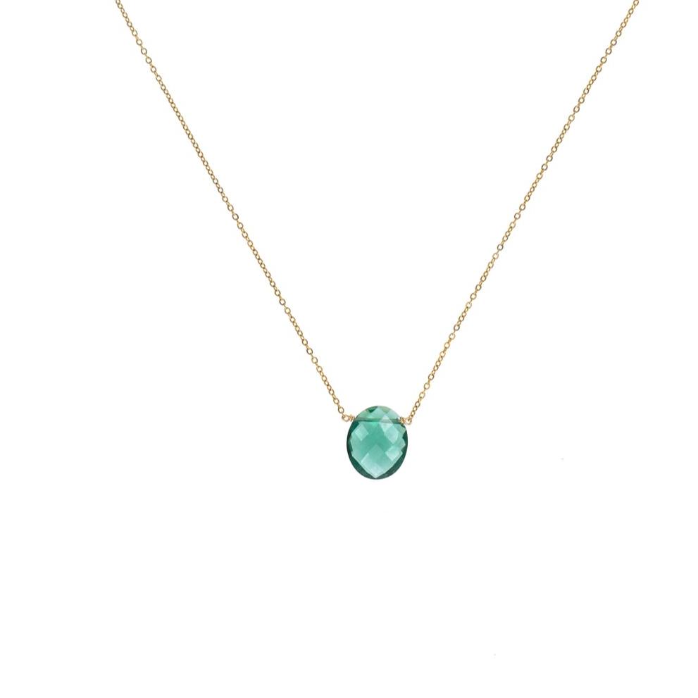 Indicolite Quartz Necklace