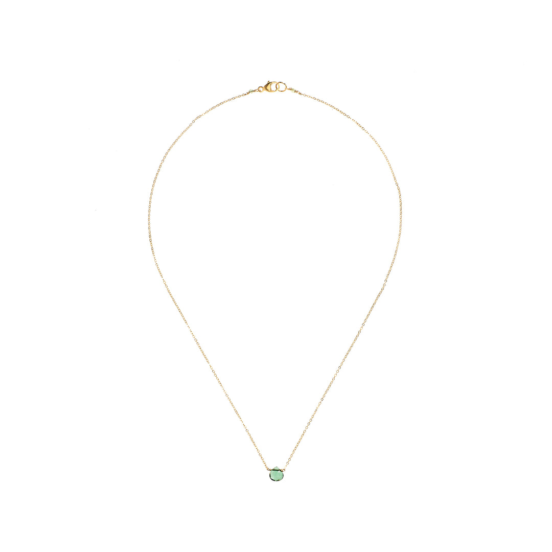 Baby Indocolite Drop Necklace
