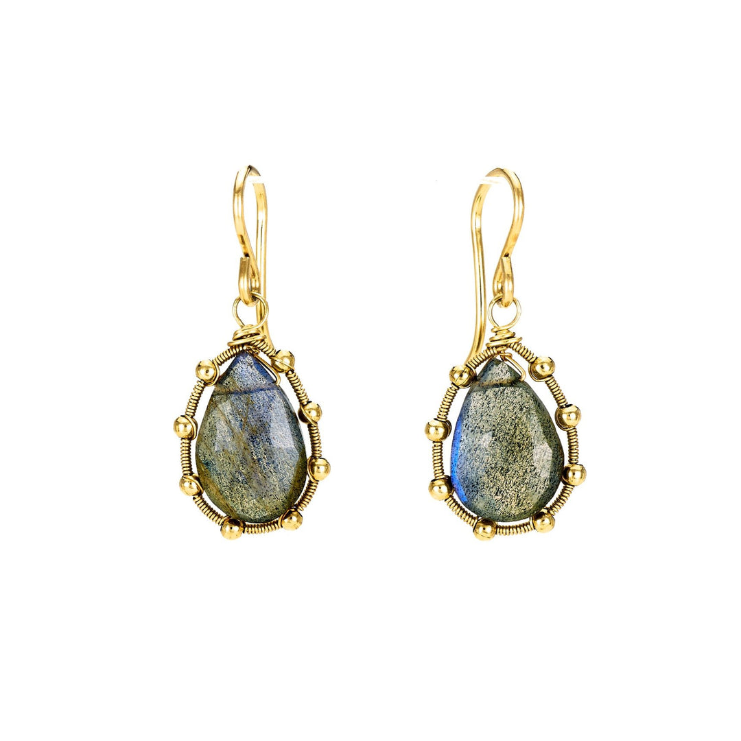 Labradorite Earrings